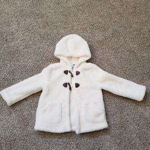 Old Navy Faux Fur White Jacket